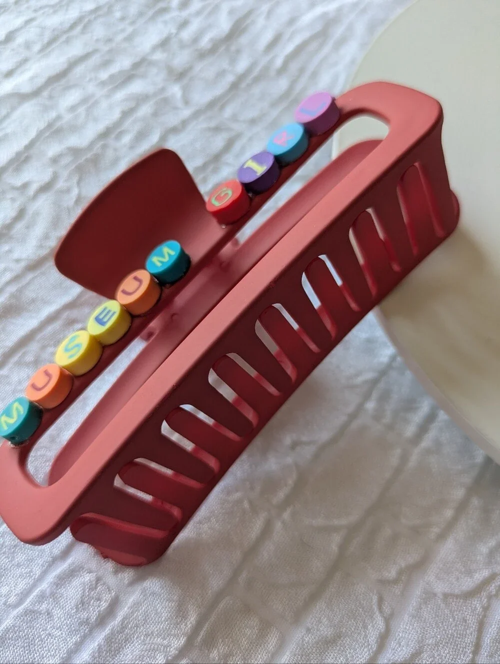 Museum Girl Hair Claw Clip Handcrafted | NWT